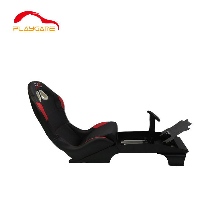 Racing simulator Cockpit Black Fits All Logitech G29 G920 Thrustmaster Fanatec Wheels Compatible with Xbox One PS4 PC Platforms