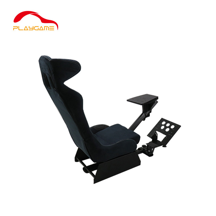 Professional OEM Black Premium Gaming Racing Simulator Race Sim Seat Cockpit For Logitech Thrustmaster Fanatec wheels