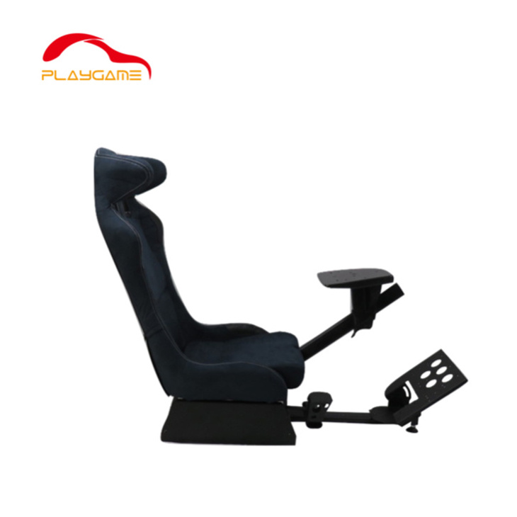 Professional OEM Black Premium Gaming Racing Simulator Race Sim Seat Cockpit For Logitech Thrustmaster Fanatec wheels