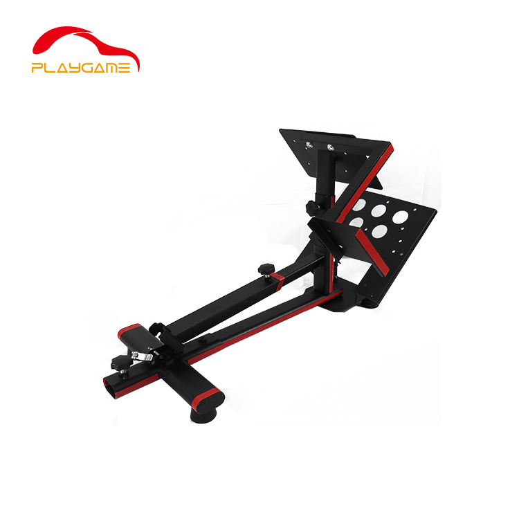 Racing Steering Wheel Stand Foldable Game Simulator Frame Adjustable Video Game Racing Wheel Stand for G27 G29 PS4