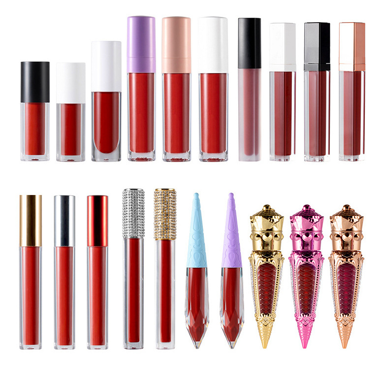 Private Label custom high shine with logo lip Gloss Tubes waterproof Lip Plumper Lip gloss