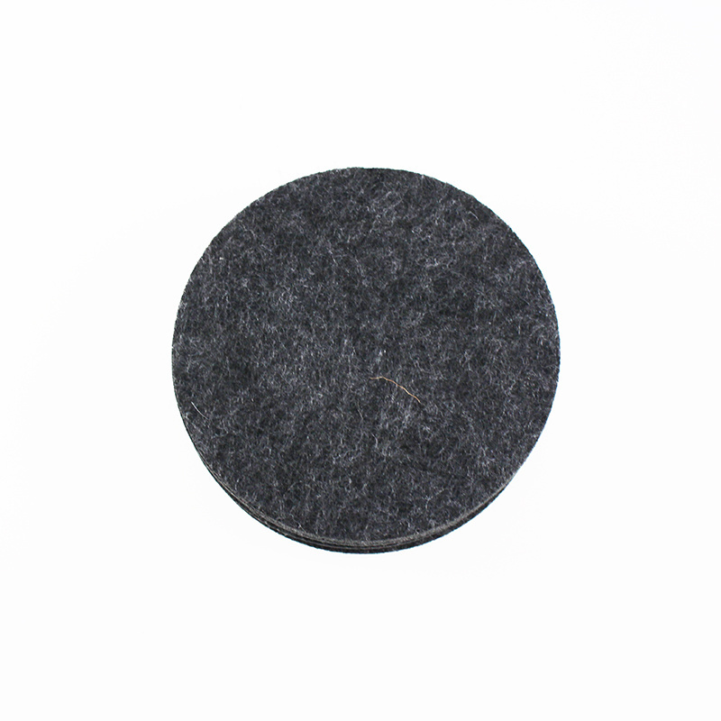 wholesale cheap heat insulation round wool felt cup pad / cup mat / plate coaster