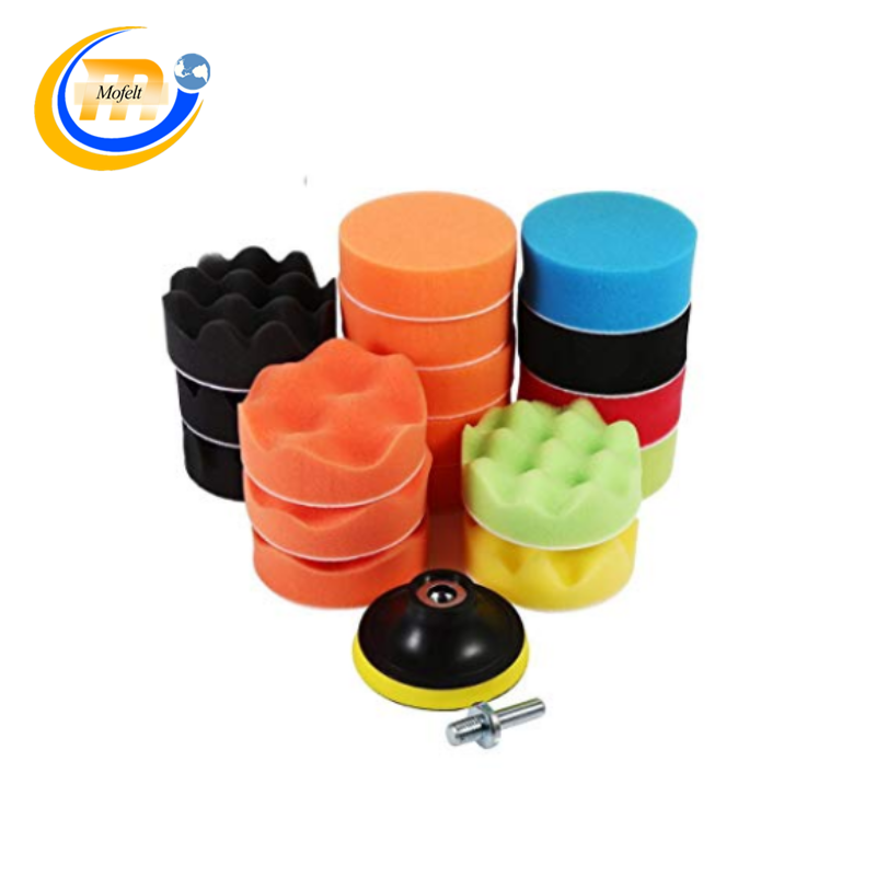 Round shape car wash cleaning polishing sponge