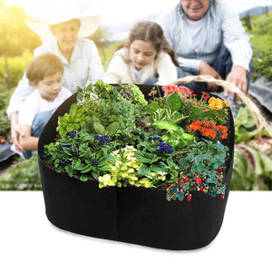 5 gallon felt nursery pots/ garden grow bags/ felt fabric plant pots