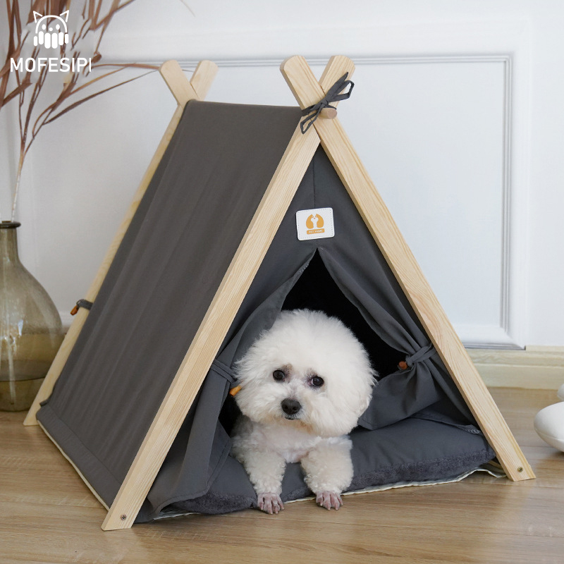 MOFESIPI Four Seasons Universal Pet Bed Kennel Dog Tent Animals Bed Tent Camping Detachable Small and Medium-sized Pet Dog Bed