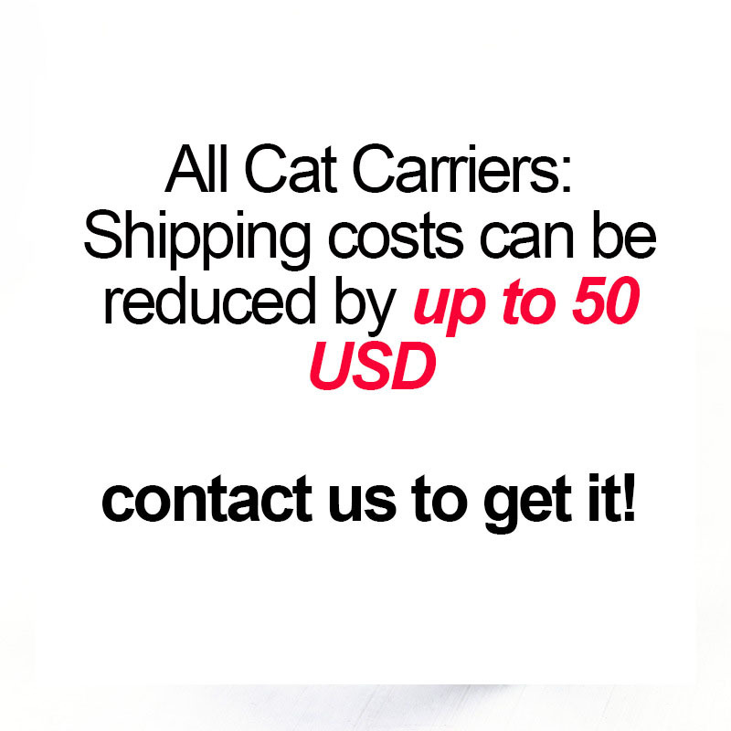 MOFESIPI Carrier for Cat Outdoor Suitcase with Large Capacity Cat Backpack Dog Luggage Breathable Cat Litter for Travelling