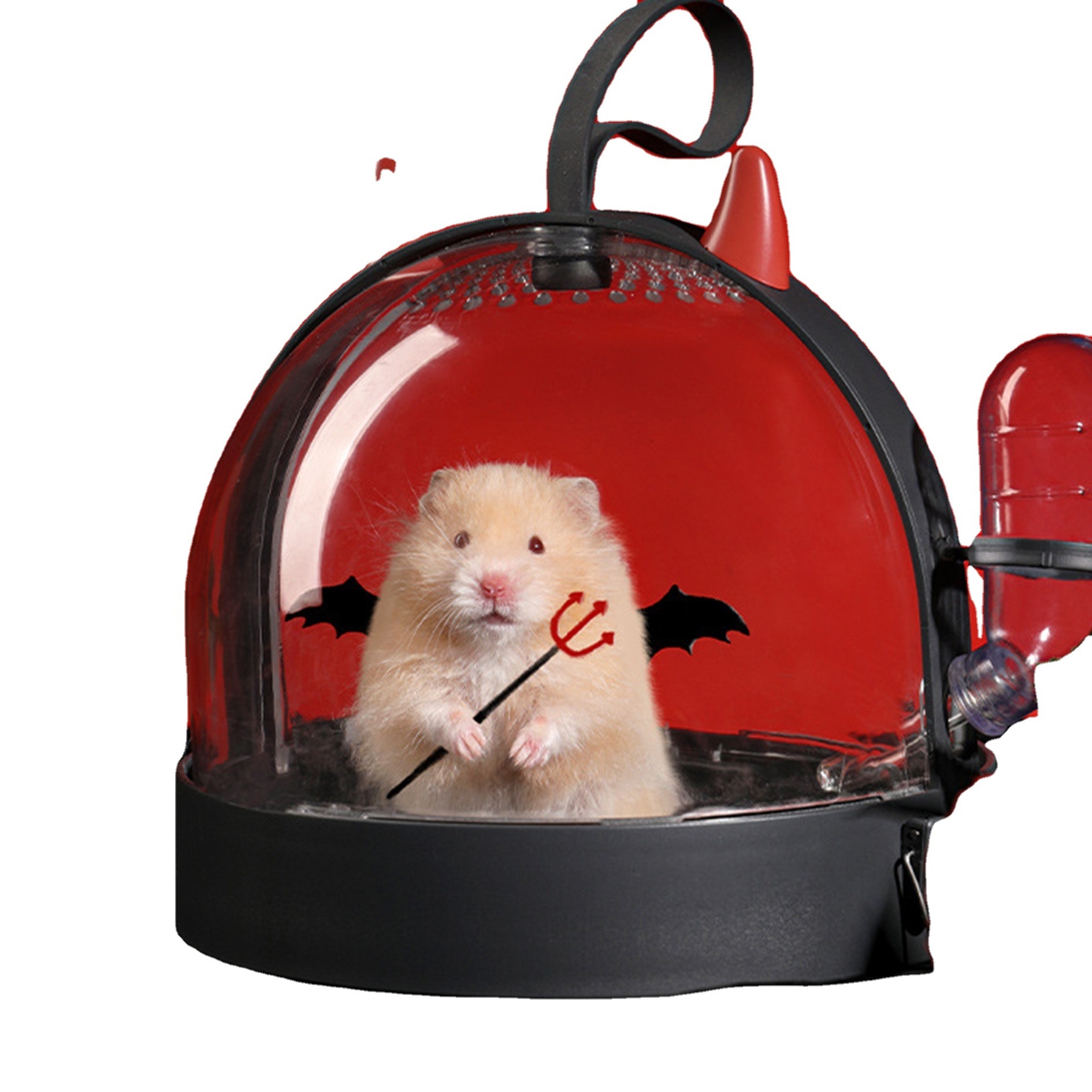 MOFESIPI Hamster Supplies Cage Portable Travel Breathable Pet House Pet Carrier for Small Animals