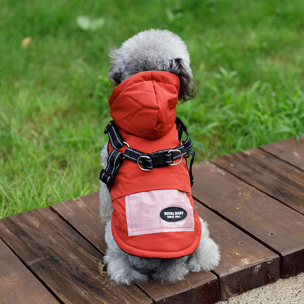 MOFESIPI New Design Fashion Warm Pet Clothing Winter Small Dog Clothing Thickened Vest For Small Dog