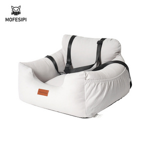 MOFESIPI New Style New Design Small and Medium-sized Pet Dog Bed Seat Belt and Dog Leash Car Kennel