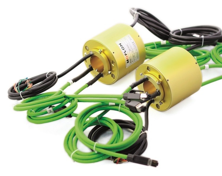 Industrial Field Bus Slip Ring with Through Bore Electrical Rotary Joints MB series