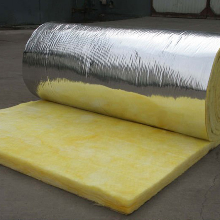 Thermocol Sheets Fireproof Aluminum Foil Faced Glass Wool Glasswool Blanket Insulation Glasswool Rolls Insulation Manufacture