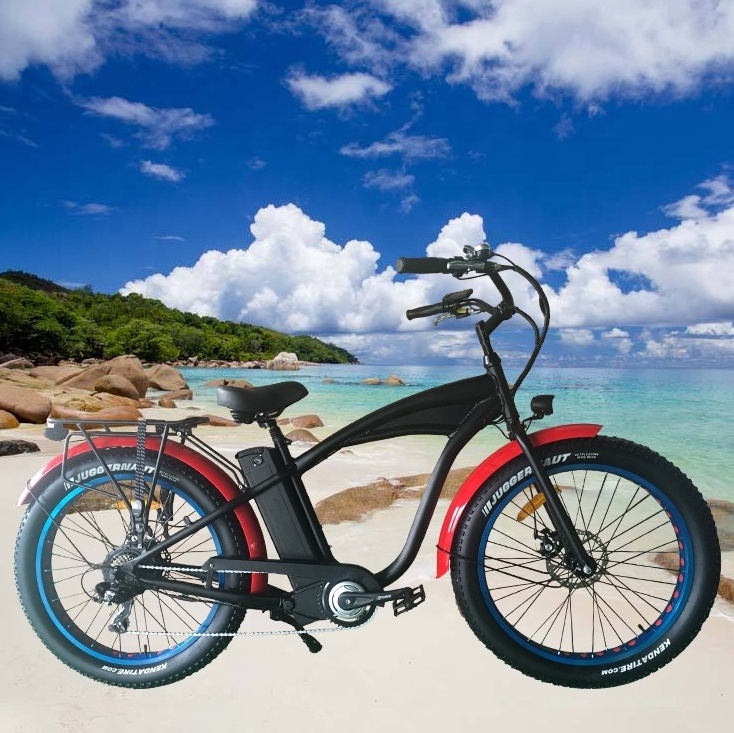 2021 2019 electric bicycle 500W electric road bike fat tire electric beach ebike MF-903