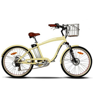 Mofun ebike 26inch electric beach cruiser bike Beach E Bicycle sand e bike for Sale