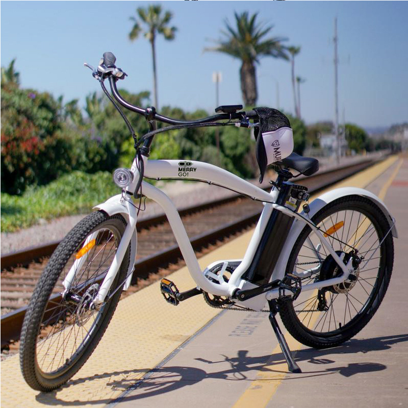 Mofun ebike 26inch electric beach cruiser bike Beach E Bicycle sand e bike for Sale