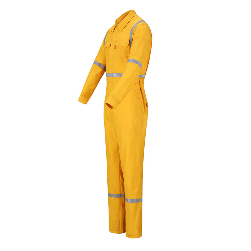 OEM whole sale Security Uniform Working Coverall With Reflective Overall Work Suit Work Clothes hot  selling safety suit