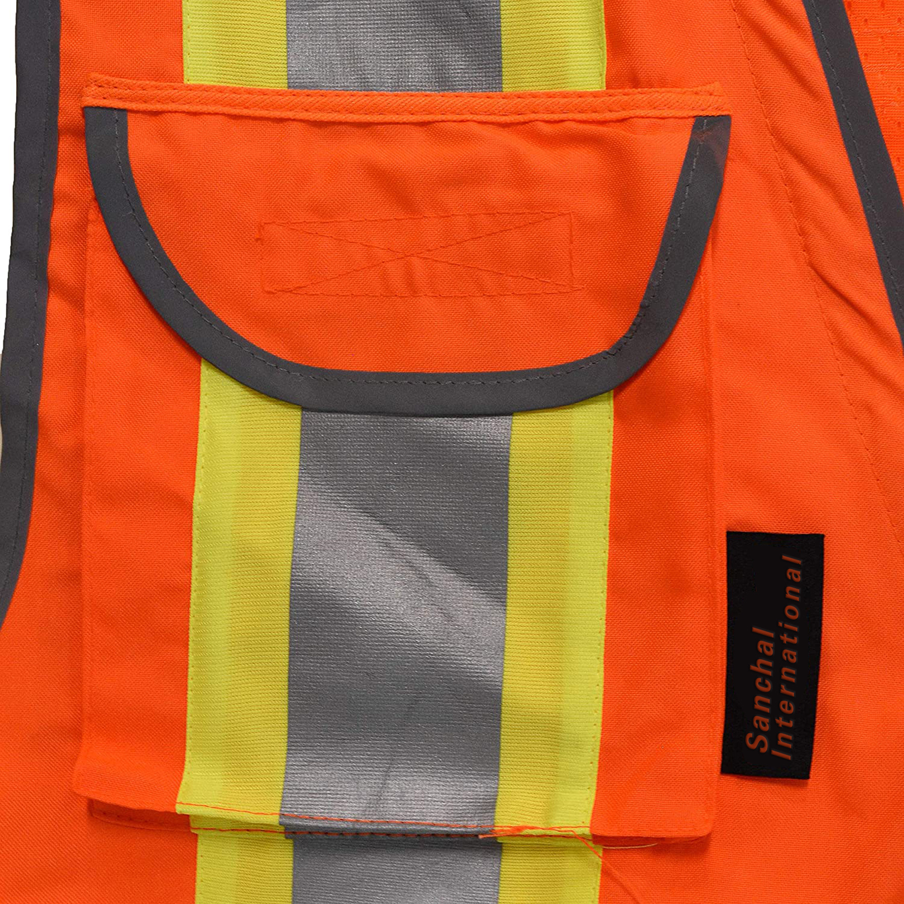 OEM Design Green Color Security High Visibility Reflective Vest Front Zipper Cheap Price Safety Vests Hi Viz Tactical Vest