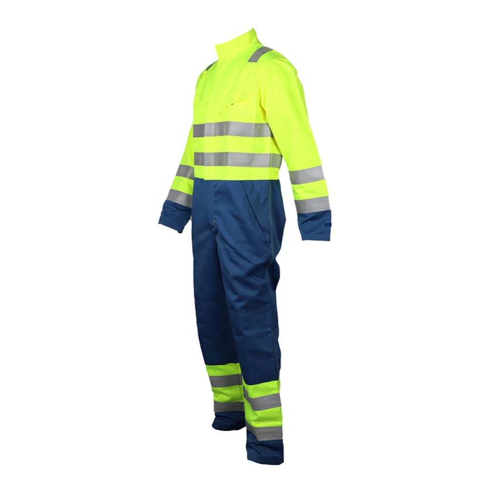 2024 Reflective Mechanic Coverall Safety Clothing Work Wear Coverall Industrial High Performance Flame Retardant Coverall