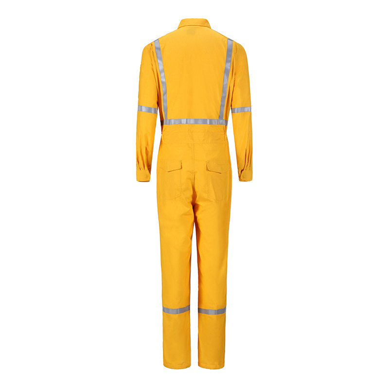 OEM whole sale Security Uniform Working Coverall With Reflective Overall Work Suit Work Clothes hot  selling safety suit