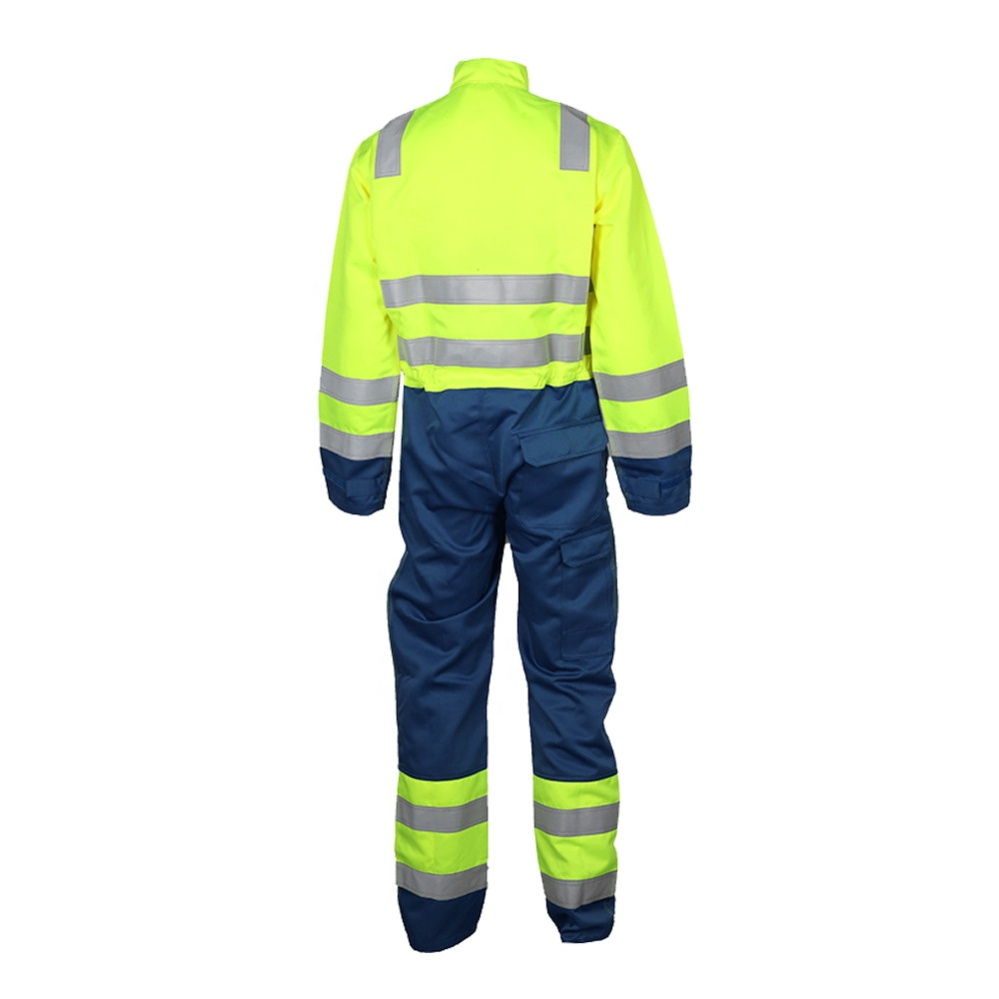 2024 Reflective Mechanic Coverall Safety Clothing Work Wear Coverall Industrial High Performance Flame Retardant Coverall