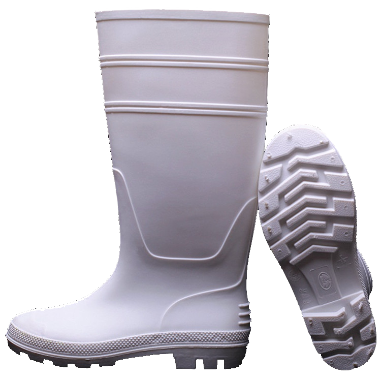 New arrival  fashion cheap  white  pvc transparent rain boots for men