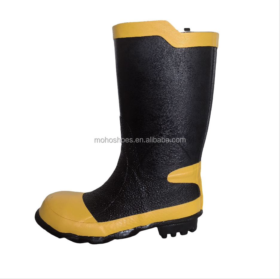 Best Selling Rubber Boots for Men Work Safety Boot with Steel Toe Wellies Boots 100% Waterproof for Insulated Hunting Shoes