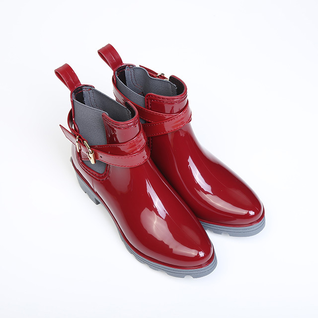 Women's fashion garden pvc cheap clear japanese rain boots