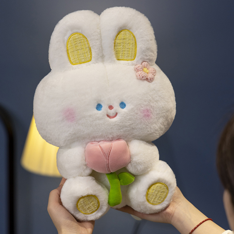 Ultrasoft Stuffed Animal Plushie Custom Rabbit Plush Animal Soft Toy Made Your Own Desgin Toys Customized Cute Animal Mascot