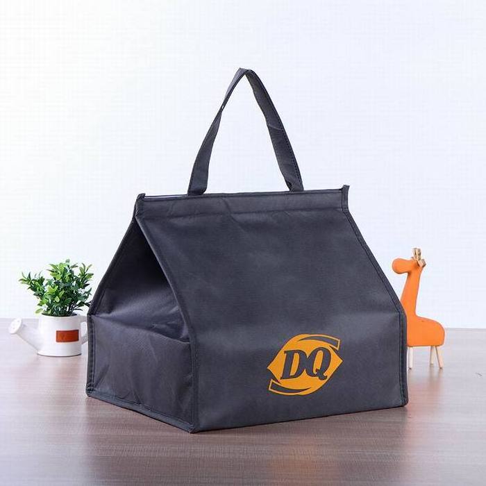 Customized Logo/Printing Ice Cream Cooler Bag, Non-woven Insulation Bag, Non-woven Cooling Delivery Bag