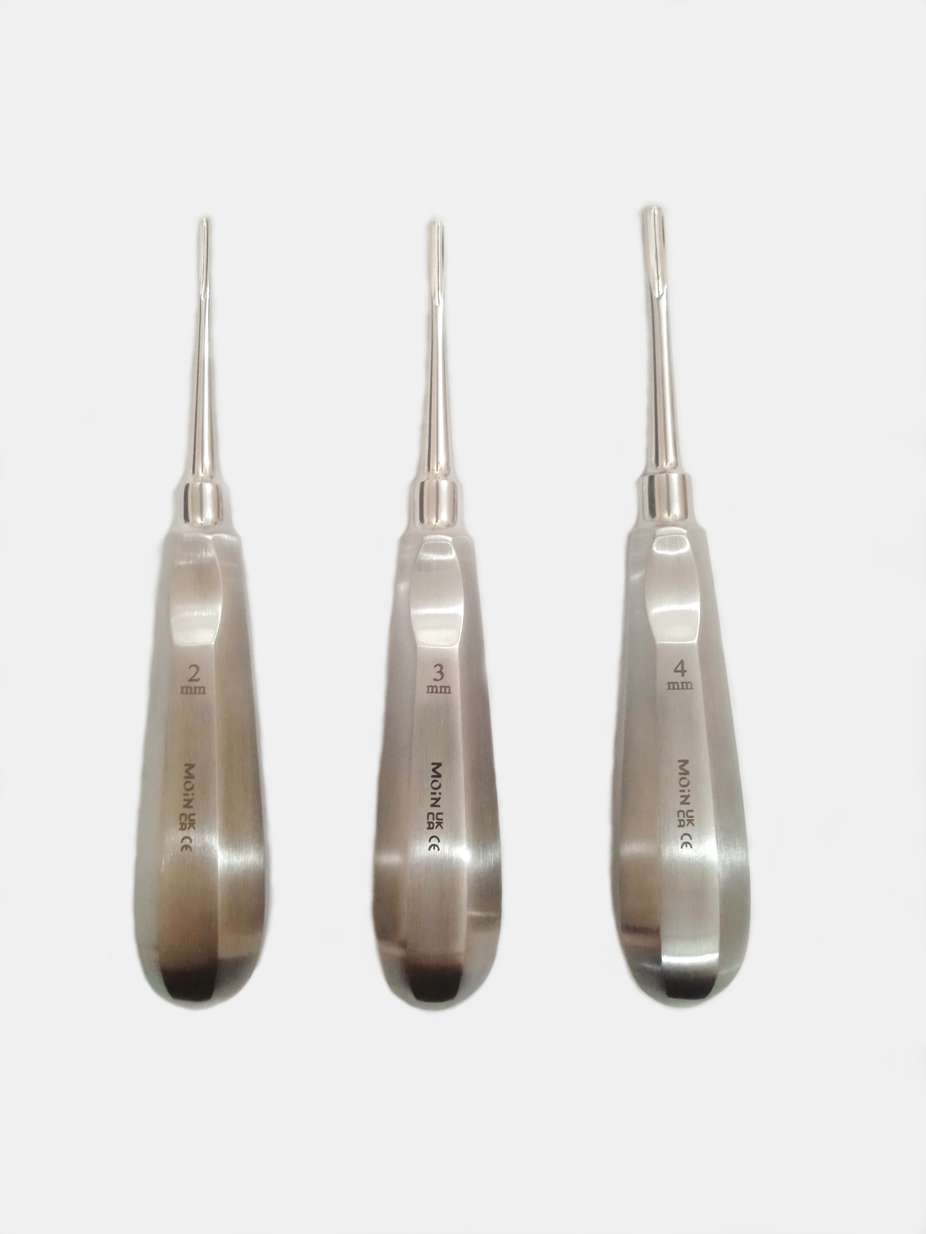 Best Quality Stainless Steel Cryer Straight Elevator Set of 3 Pieces Dental Elevator Surgical Elevator