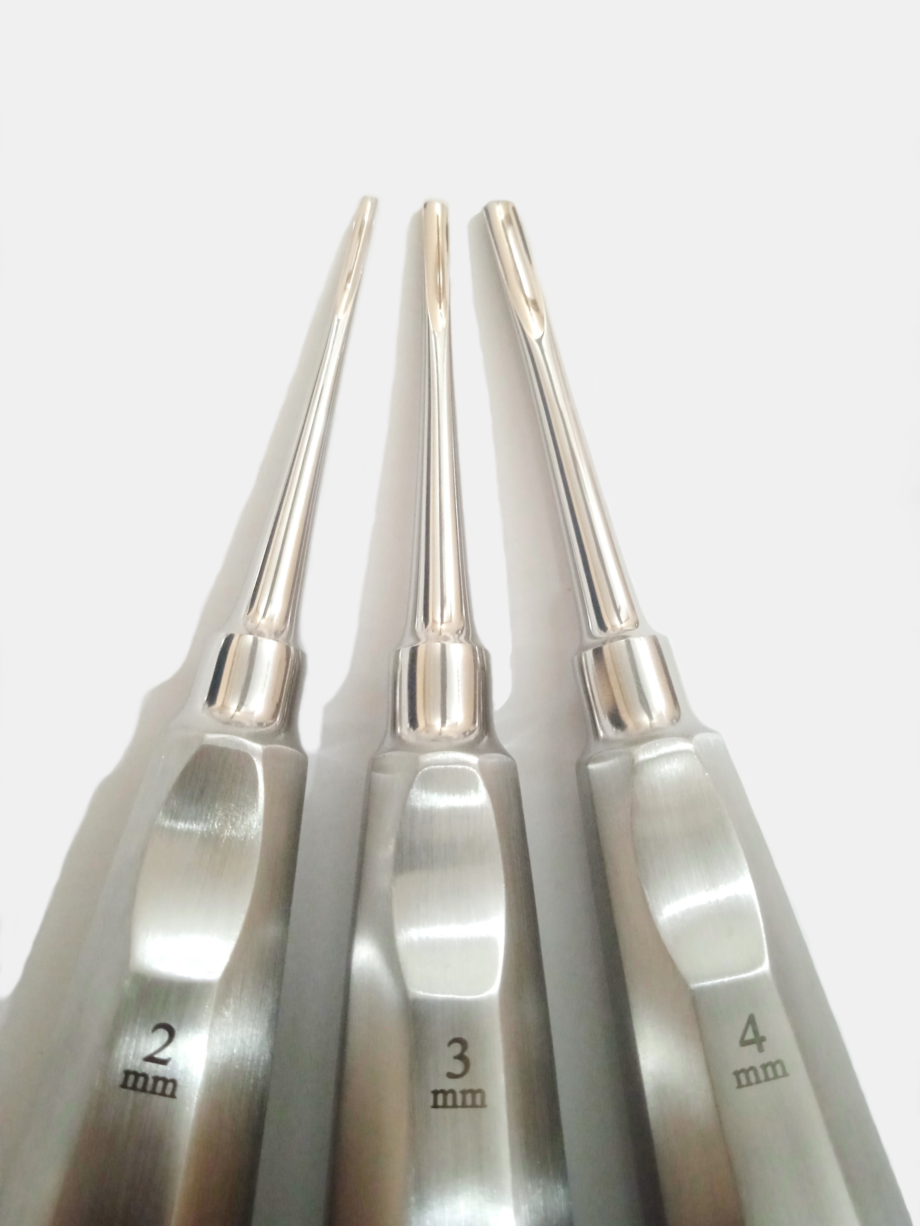 Best Quality Stainless Steel Cryer Straight Elevator Set of 3 Pieces Dental Elevator Surgical Elevator