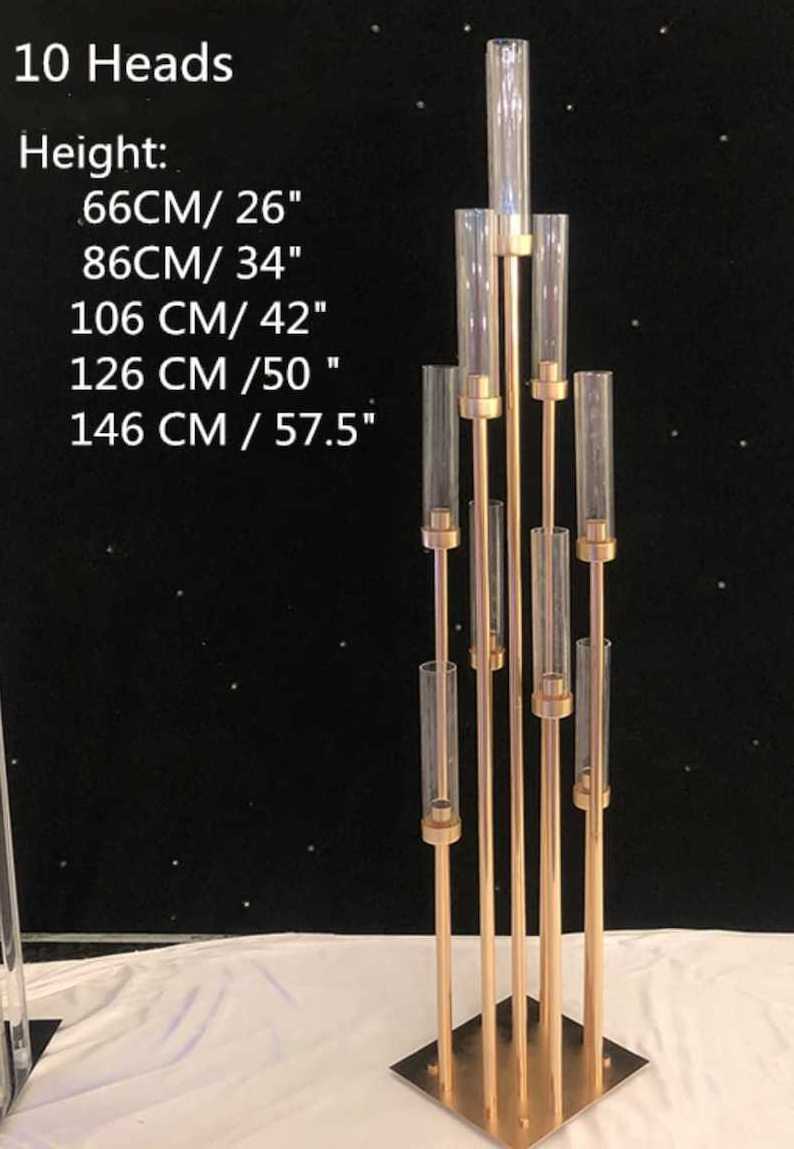 Wedding Decor Table Decoration Tall Centerpiece Candlestick 2head 6head 8head 12head Candelabra candle holder