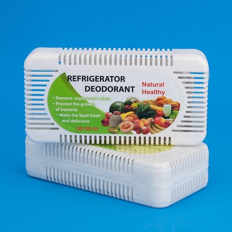 Reusable Refrigerator Deodorizer Box 50G Customizable Label Keep Odor Absorber Fresh Air Fridge Deodorizer for Household