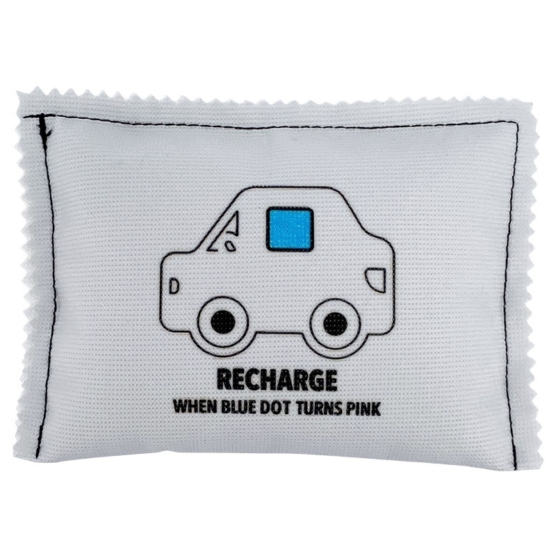 good quality indicating car dehumidifier bag high purity reusable silica gel desiccant bag absorb moisture bag for car