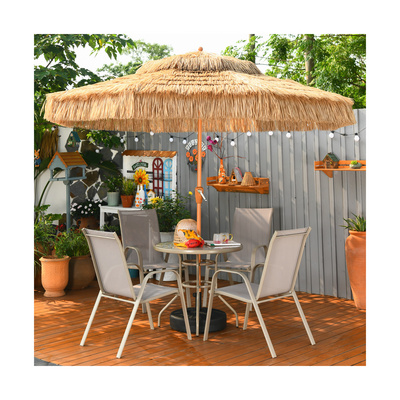 Outdoor Artificial Straw Paraguas Sunshade Big Umbrellas Garden Decoration Beach Parasol Straw Patio Umbrella