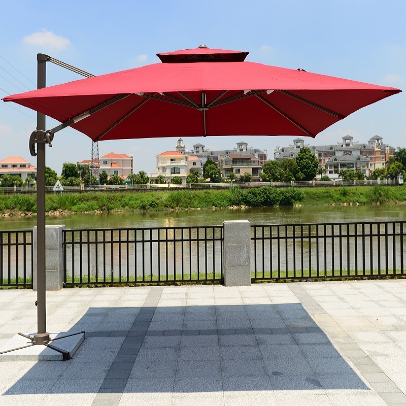 Out door parasol umbrella commercial aluminum garden restaurant market heavy duty sonnenschirm outdoor umbrellas