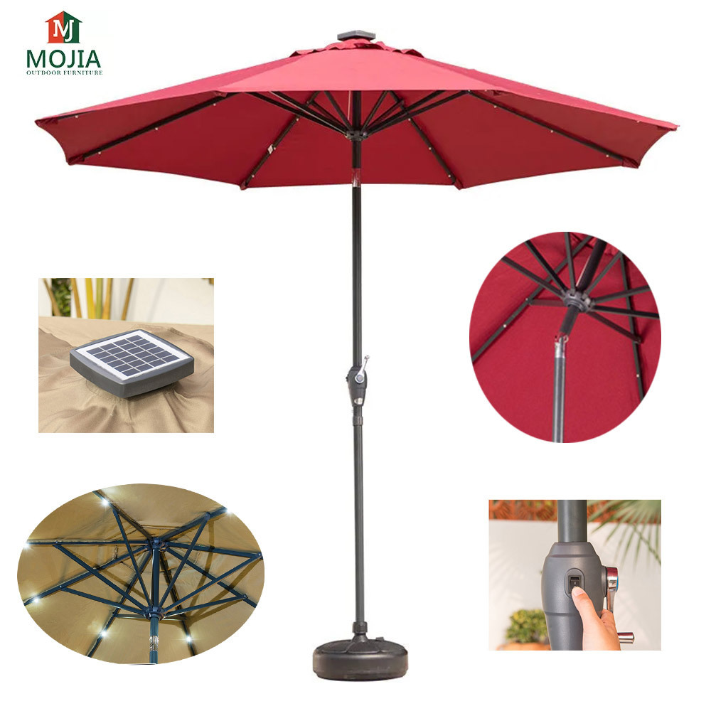 patio umbrella light pepsi parasol aluminum cantilever umbrellas LED patio exterior beach large umbrella outdoor garden Parasol