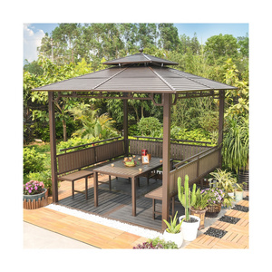 Best And Strongest Gazebo 20 ft.x 10 ft. Outdoor Patio Double Vented Roof Gazebos on Sale