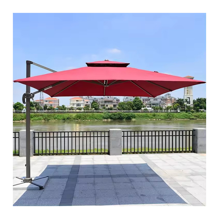 Factory Promotion heavy duty big size outdoor umbrella beer coffee drink bar parasol telescopic patio umbrella