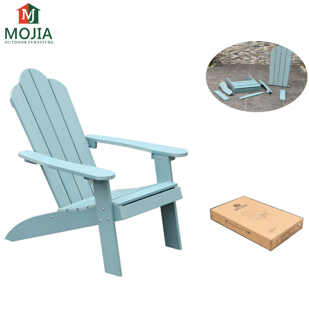 Outdoor Furniture   plastic chairs and tables oversized Adirondack Chairs wholesale wood-like Plastic hdpe fold Adirondack Chair