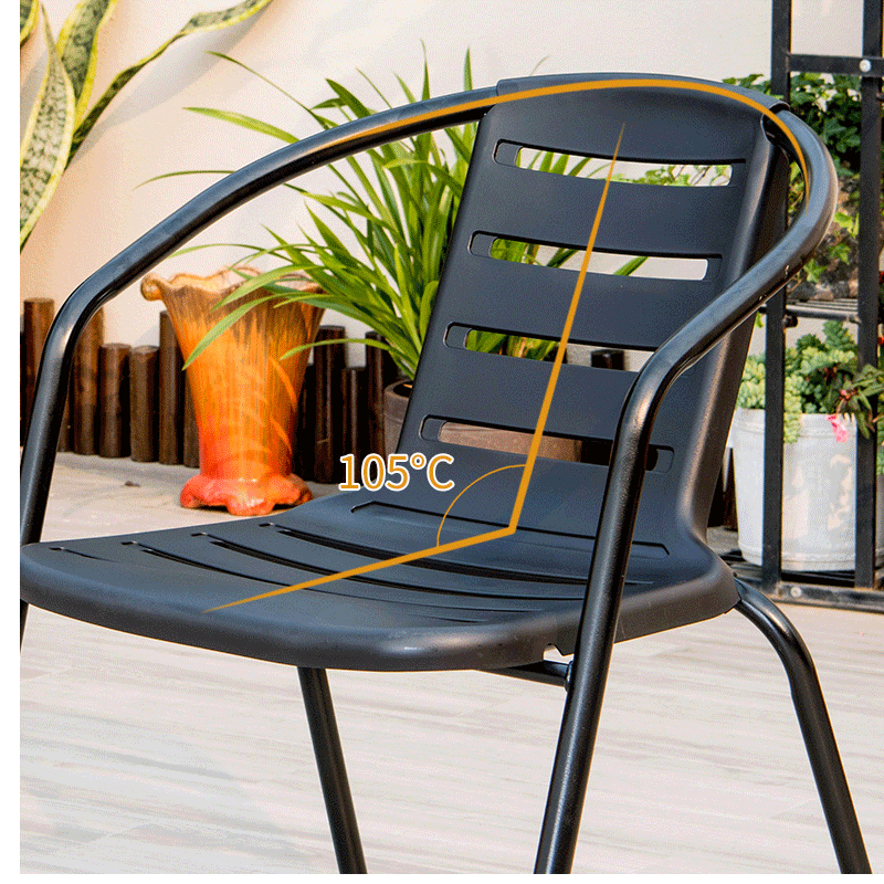 Outdoor Furniture Garden Set Patio Dining Set Plastic Resin Chair and Table For Home and Cafe/Shopes restaurant rattan table and