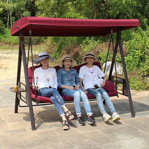 3 seat adult furniture canopy hanging outdoor garden patio hammock chair swings bed for sale