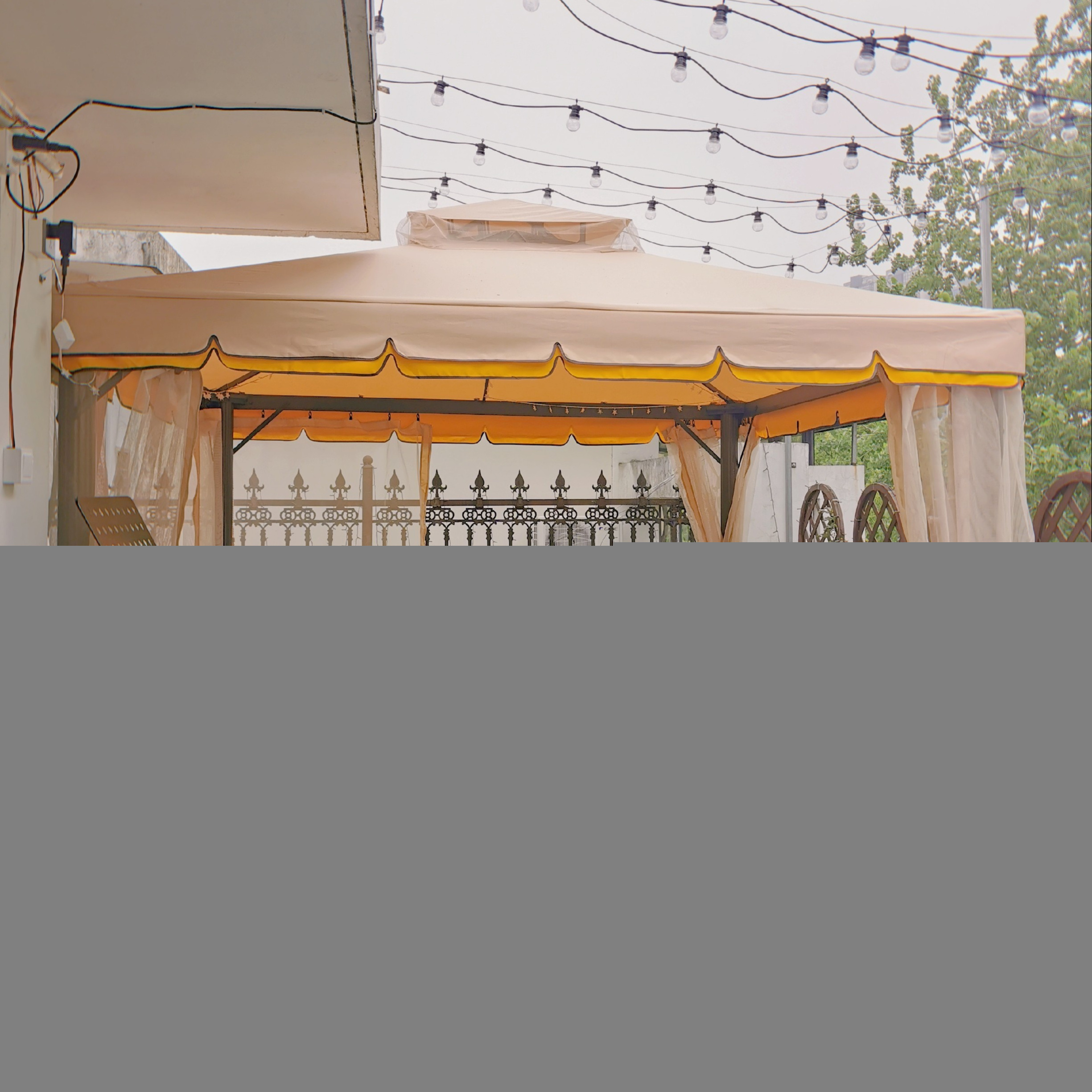 Hot sale patio 3*3 4*4 3*6 4*6 Gazebos tent with mosquito net waterproof canopy Gazebo pergola