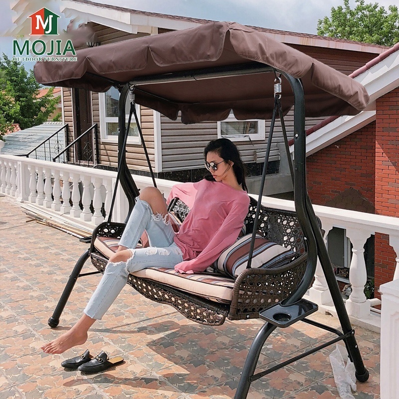 Outdoor Furniture  Backyard Leisure Patio Rocking Chair GardenSwing Seat Outdoor Canopy Bed Swing