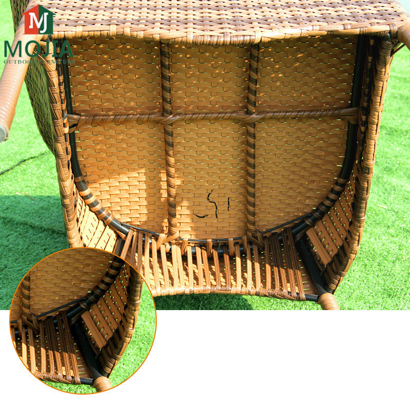 Garden Set Cafe Wicker Rattan Chair Outdoor Furniture Comfortable Patio Chair Leisure Bistro Table Balcony Table & Chair