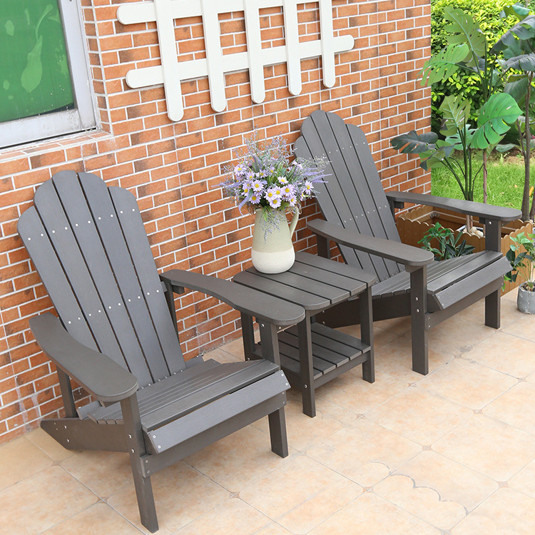 Outdoor Furniture   plastic chairs and tables oversized Adirondack Chairs wholesale wood-like Plastic hdpe fold Adirondack Chair