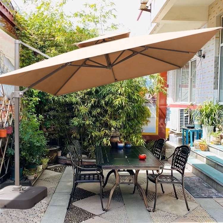 parasol de jardin 3m polyester all metal cantilever patio umbrella outdoor parasols 20ft big large sombrillas para jardin