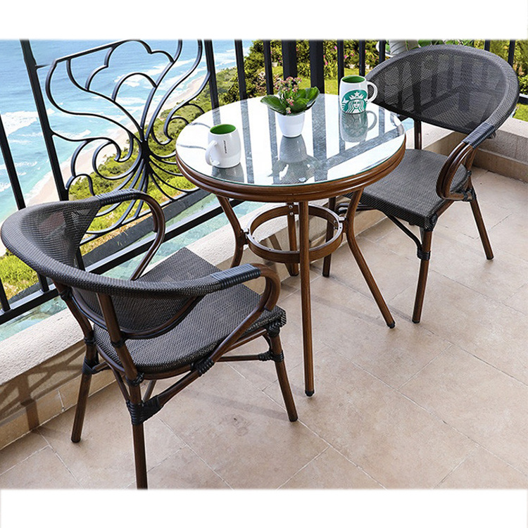 Garden Furniture Rattan Wicker Chairs Outdoor Leisure Dining Comfortable Chairs Rattan Furniture