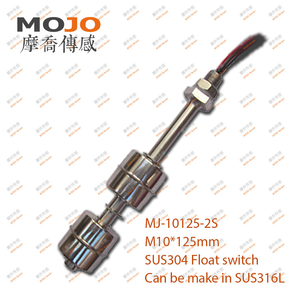 MJ-10125-2S M10*125mm( 50W 220V 1A) Vertical-Mount float level meter