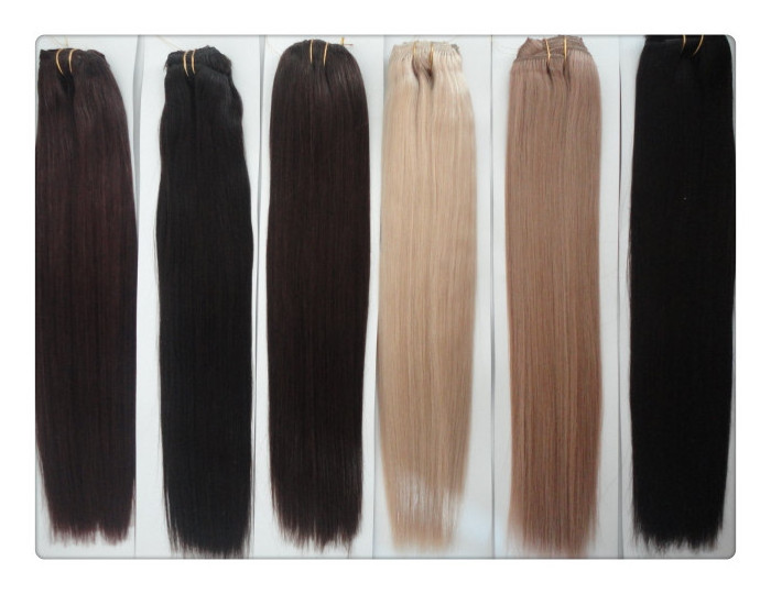 MJMOJO Wholesale Customized Machine Hair Volume Weft Top Quality 100% Remy Virgin Human Hair Double drawn Volume Weft