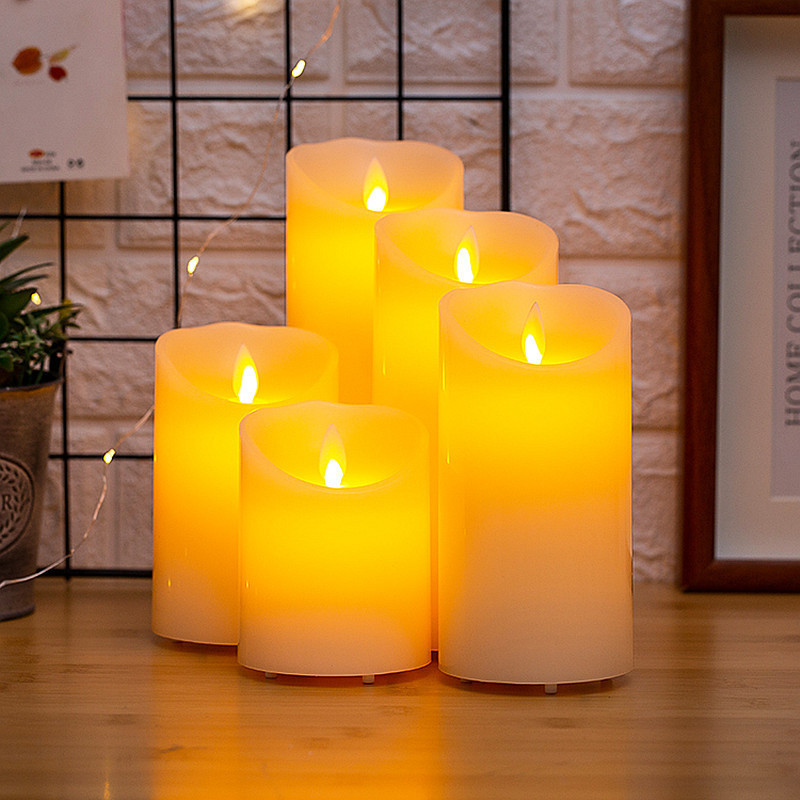 Flameless Votive Candles, Flameless Flickering Electric Candle LED Tea Lights in Warm White for Wedding home decor